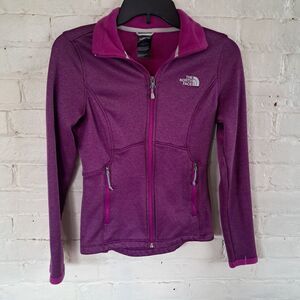 North Face C656 Women's XS Purple Agave Jacket Full Zip Softshell Gorpcore